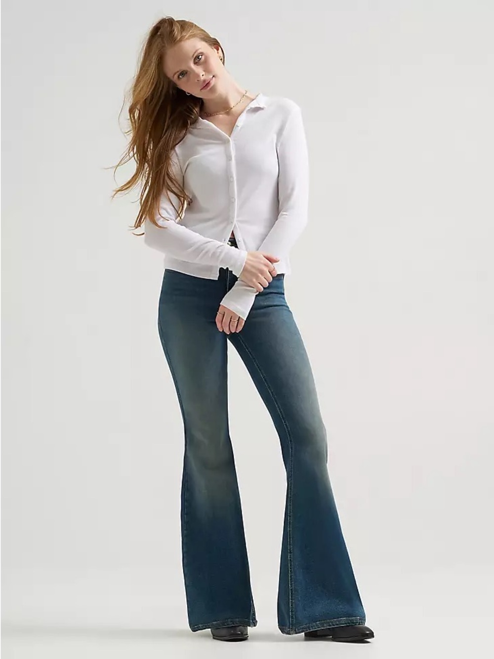 LEE WOMEN'S HIGH RISE EVER FIT® FLARE JEAN